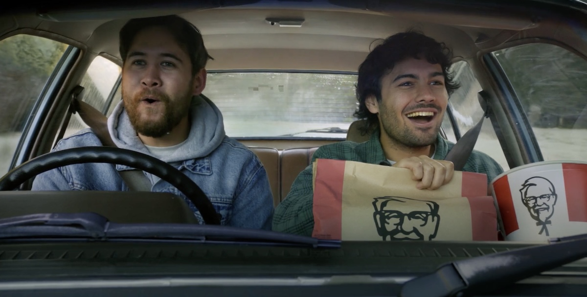 Two friends go on epic quest to share a feed with a mate in KFC NZ’s latest campaign via Stanley St